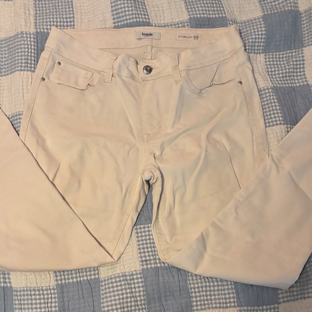Kensie Cream Women's Jeans